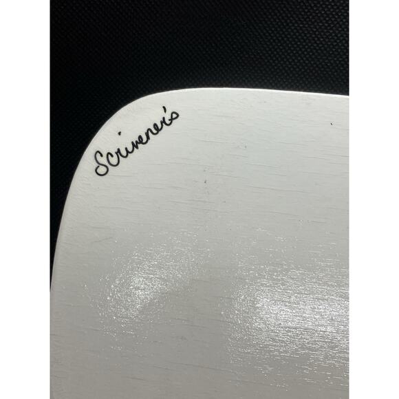 Vintage Unique Painted Purse Picnic Basket Signed Caro Nan Floral See Photos - Picture 8 of 16